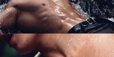 粗野男菩萨，退伍筋肉小哥深山拍大片