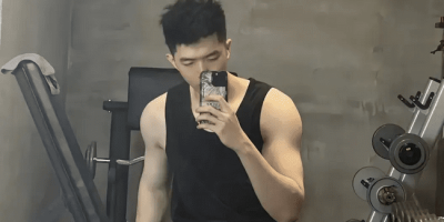 190cm鲜肉体育生，肌肉线条等你来撩！