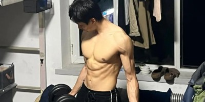 190CM肌肉骑行帅哥，这腿子太长了吧！