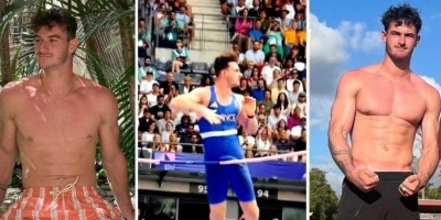 法国帅哥奥运撑杆跳意外曝光，传出GV公司发百万offer聘用