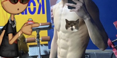 六块腹肌的运动小哥腹肌藏不住了！