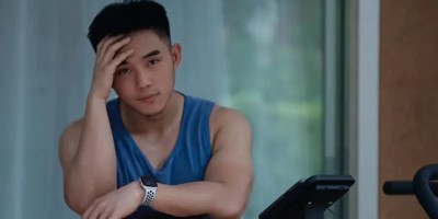 健身有氧运动，帅气的小哥哥身材锻炼的就是好