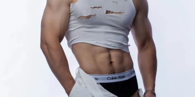 188CM内裤肌肉模特太硬了，快来看！