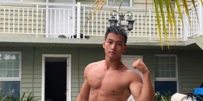 混血筋肉黑皮肌肉小哥，又痞又帅挡爆了！