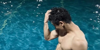 178cm男大黑皮体育生校草八块腹肌太香了！