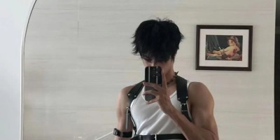 宽肩窄腰大狼狗，掌管腹肌的神......