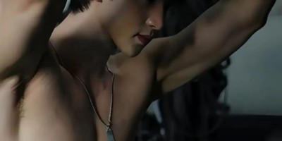 195腹肌黑皮健身男模，军装制服超级诱惑，翘臀腹肌荷尔蒙满满......