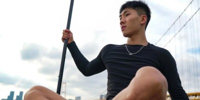 185CM黑皮肌肉体育生，大长腿素真不戳啊！