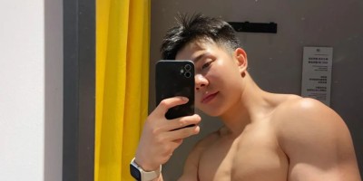 脂包肌白皮田径体育生，山东帅弟弟果然有实力！