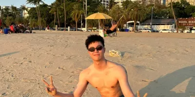 冬天别偷懒！185cm白袜男邀你寒冬坚持健身