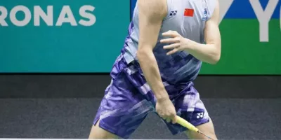 G圈天菜！快看羽毛球帅哥刘毅这粗腿小胸肌！