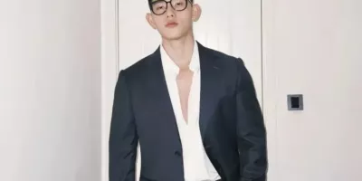 脏兮兮痞帅正装阳光大男孩！