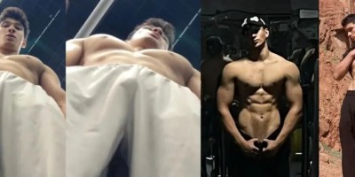 曾在地下室拍肌肉写真的直男小哥，变身寸头壮实消防员了！