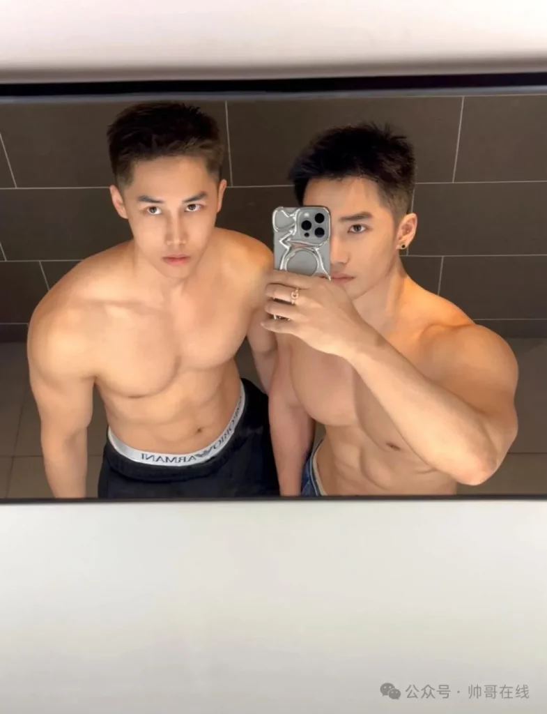 快乐加倍的 190CM 短发肌肉奶弟，太多人馋他的身子了！