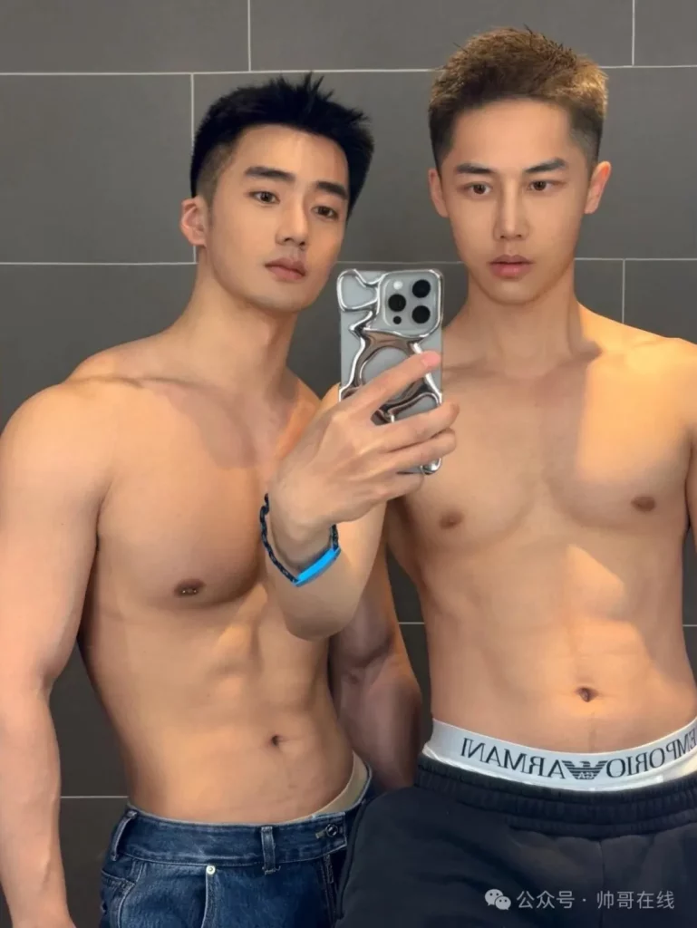 快乐加倍的 190CM 短发肌肉奶弟，太多人馋他的身子了！