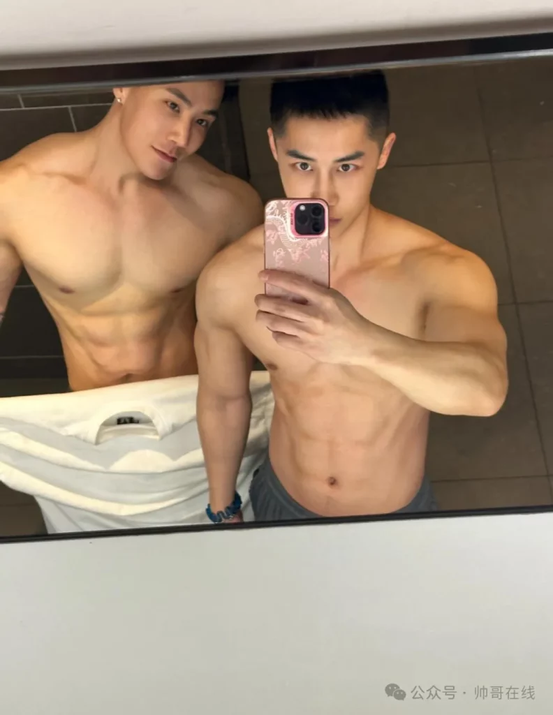 快乐加倍的 190CM 短发肌肉奶弟，太多人馋他的身子了！