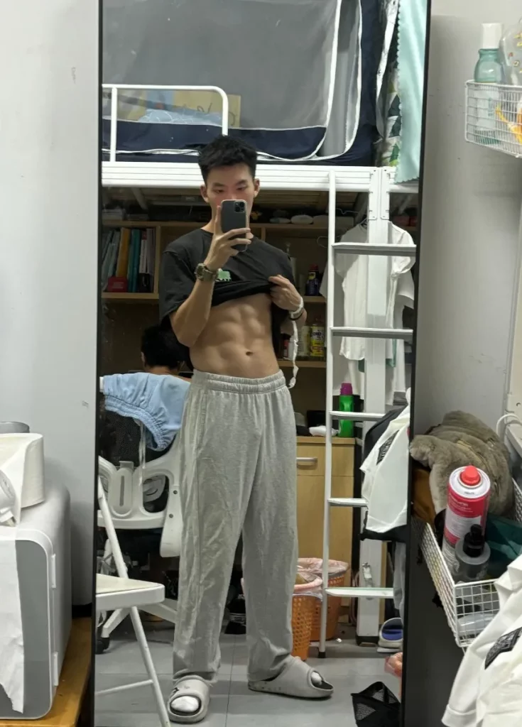 广州体育学院小腹肌体育生