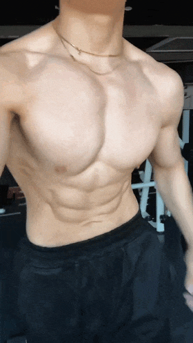 健身房帅男肌肉 CP