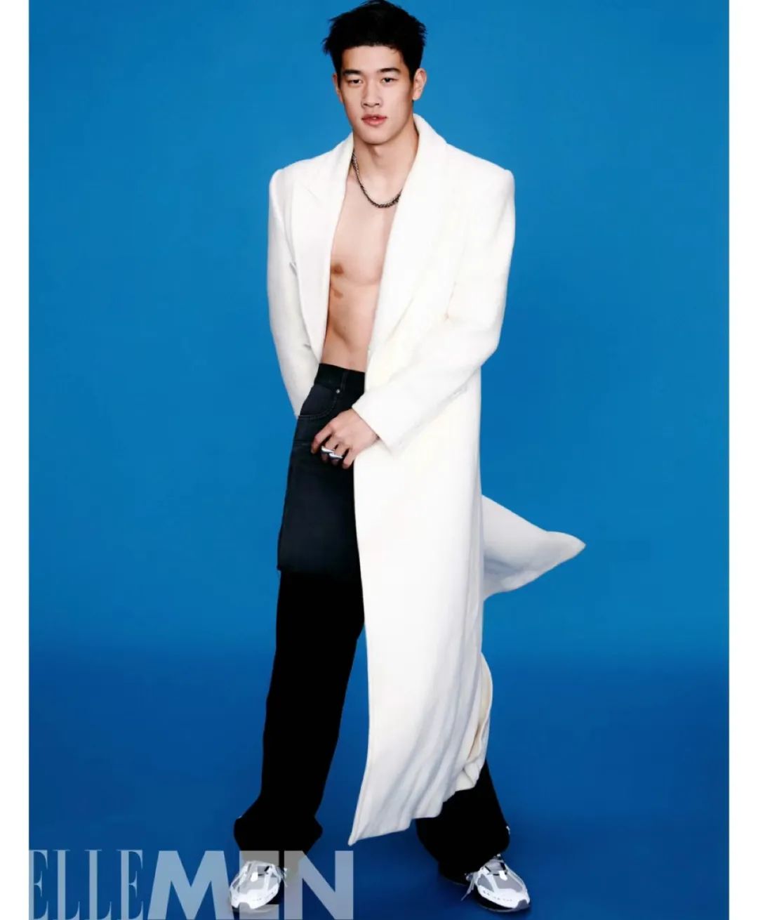 192cm 体育游泳男神，时尚模特气质登上封面