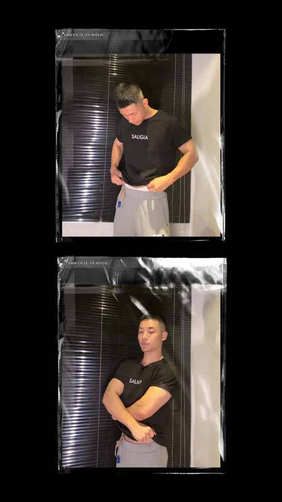 同一件 T 恤和内裤，21 位男生谁穿上会更胜一筹？