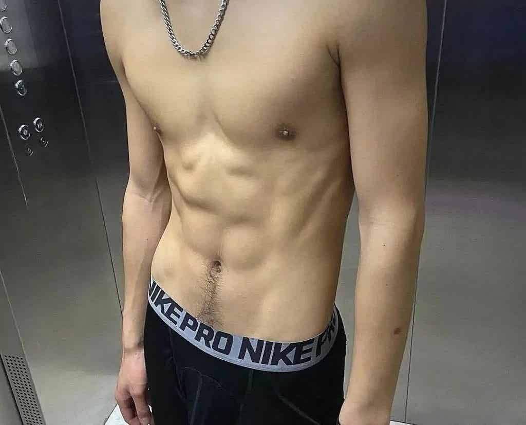 精瘦薄肌小哥哥，全面开启对你的诱惑！