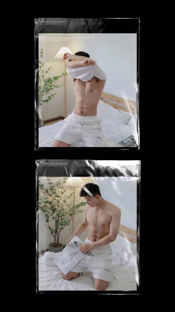 同一件 T 恤和内裤，21 位男生谁穿上会更胜一筹？