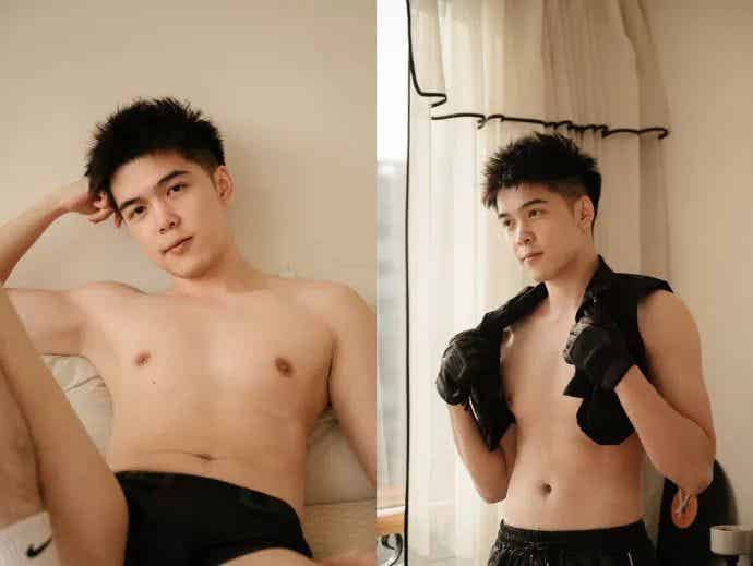 宝藏摄影师 诱惑满满 纯欲天花板 这样的腹肌体育生馋哭多少人