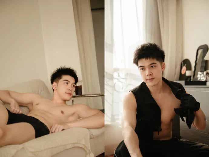 宝藏摄影师 诱惑满满 纯欲天花板 这样的腹肌体育生馋哭多少人