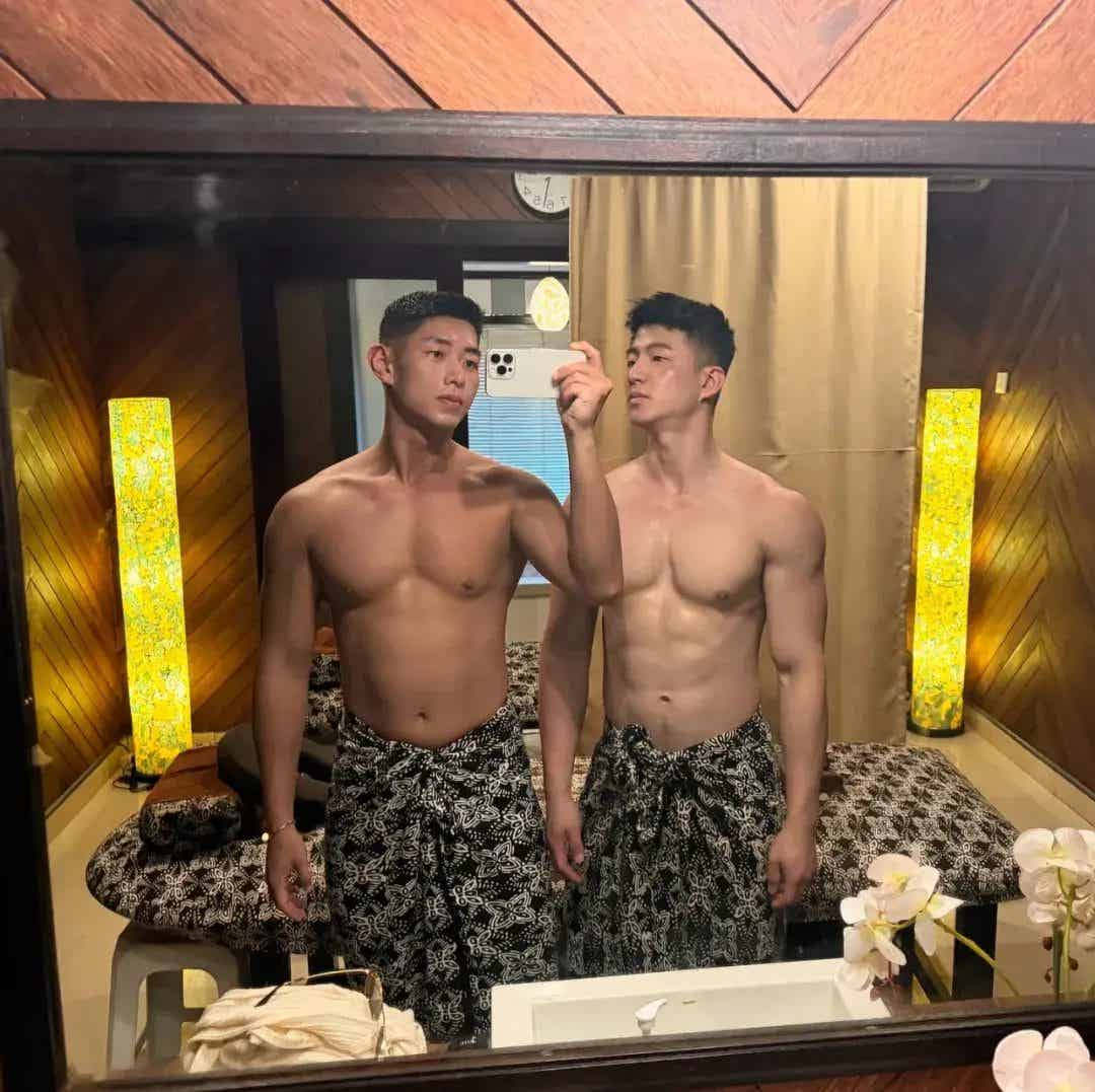 最帅的一对肌肉夫夫情侣，有新欢了！