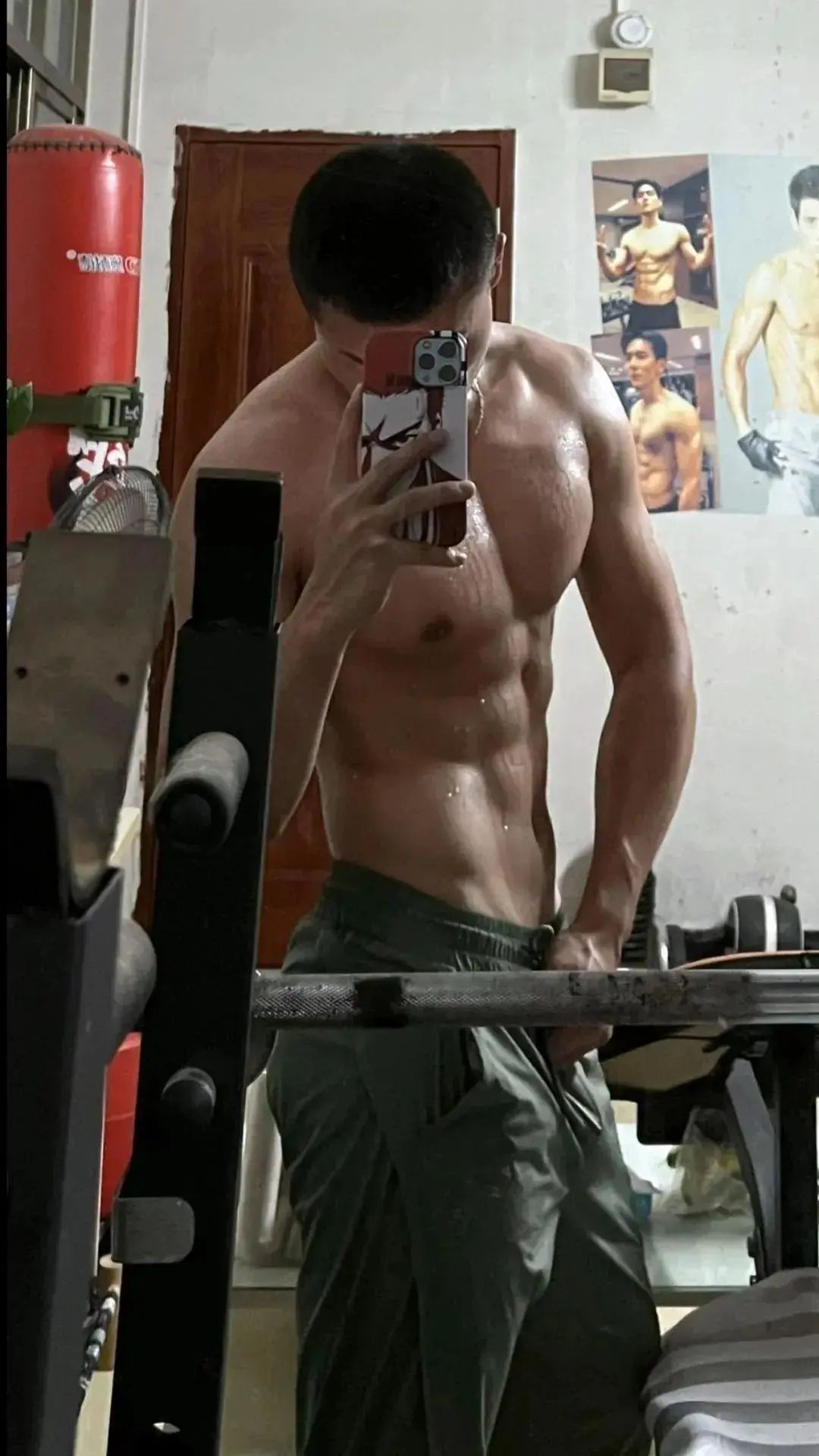 182CM 大汗淋漓的农村硬汉，喊你回家做他媳妇 