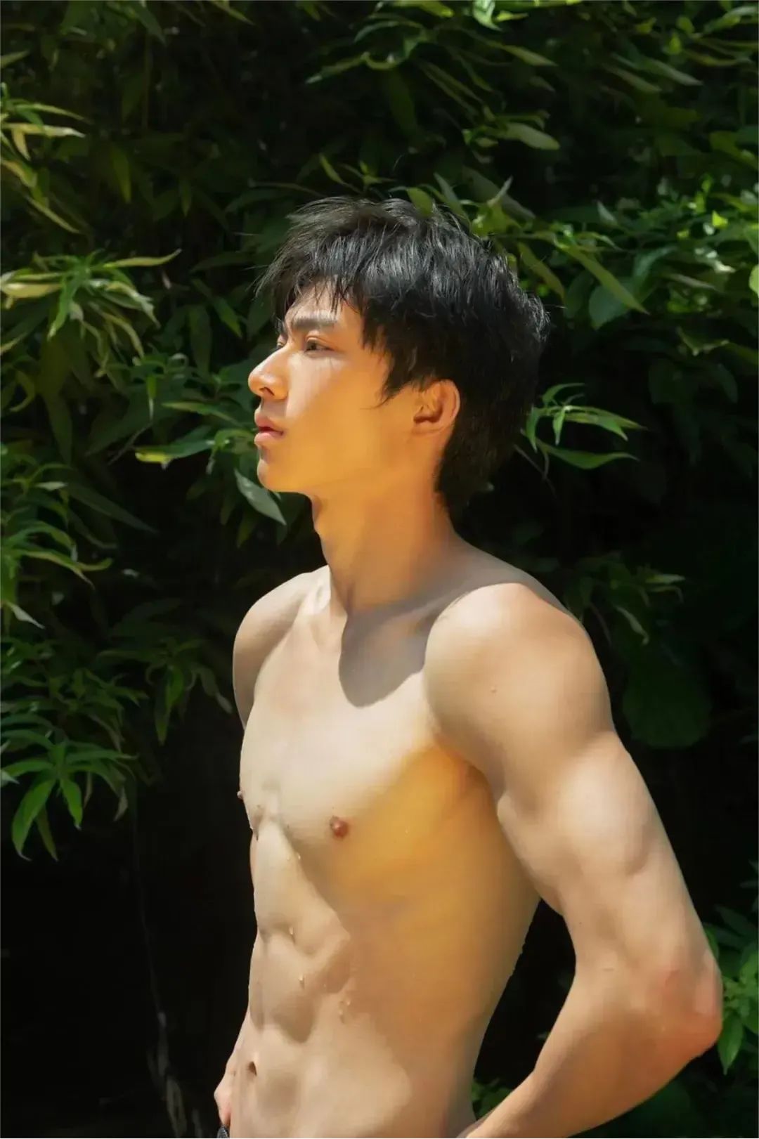 186cm 的篮球男神，颜值爆表，肌肉线条让人爱不释手！