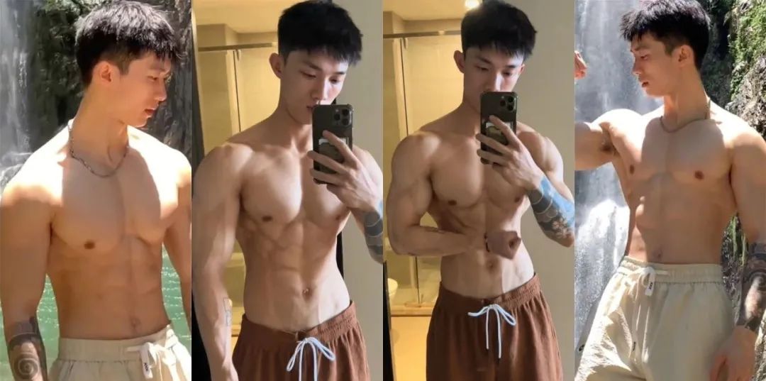 肌肉私教男菩萨，182cm 私底下竟然这样