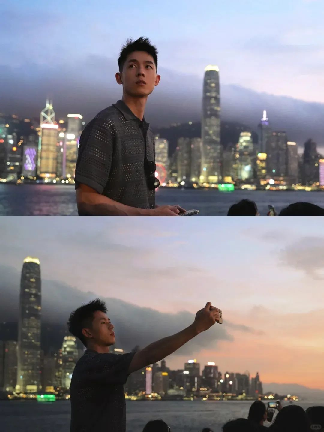 中国香港街头运动帅哥，靓丽风景线