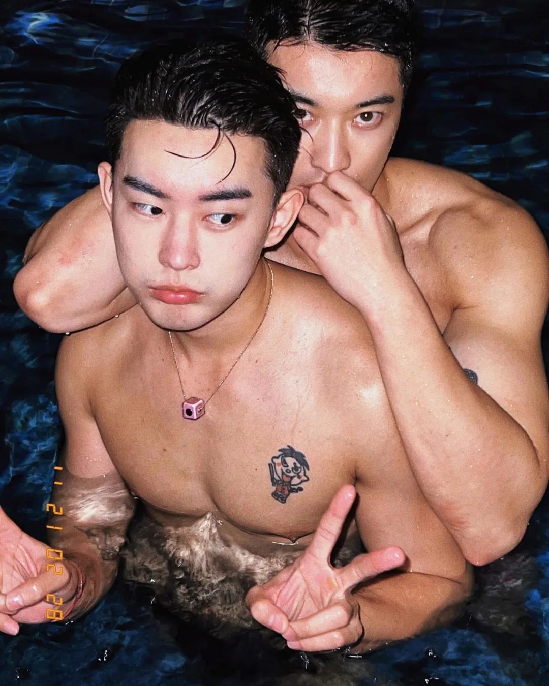  樊野的肌肉男友被曝出，也是个名媛 