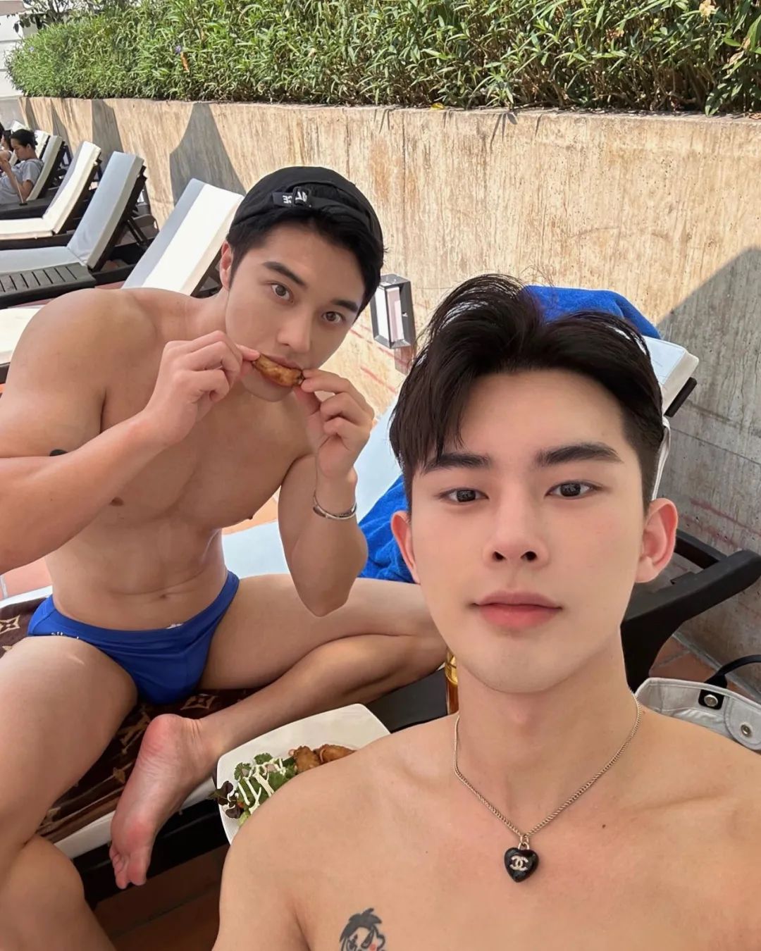  樊野的肌肉男友被曝出，也是个名媛 