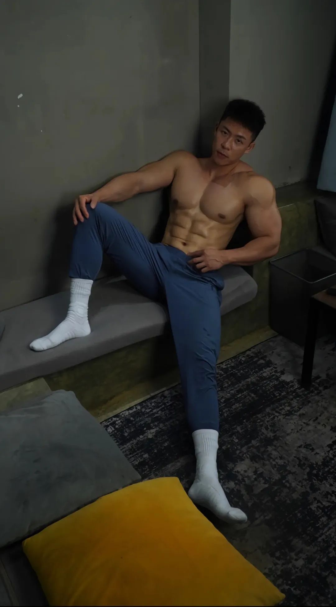 重庆肌肉男，被偷摸着采访录屏了！！！