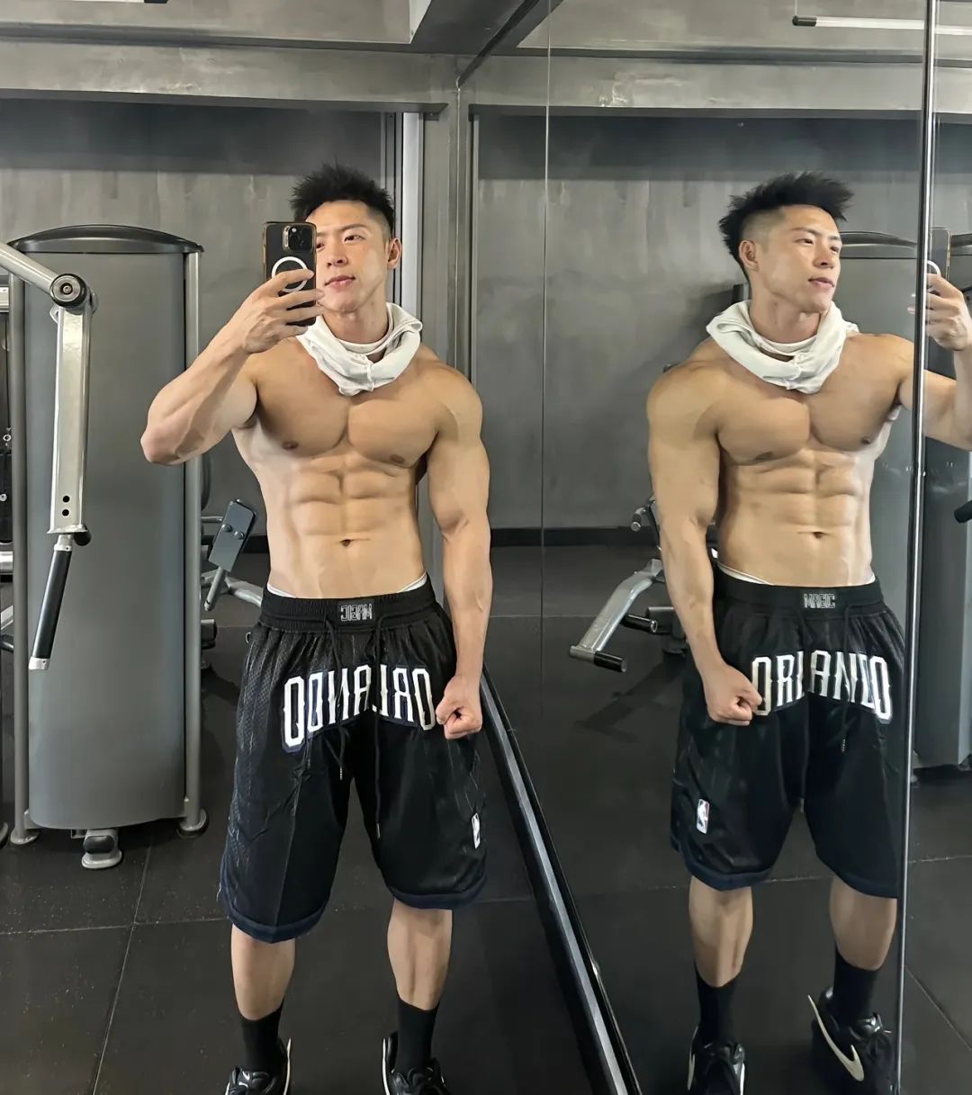 重庆肌肉男，被偷摸着采访录屏了！！！