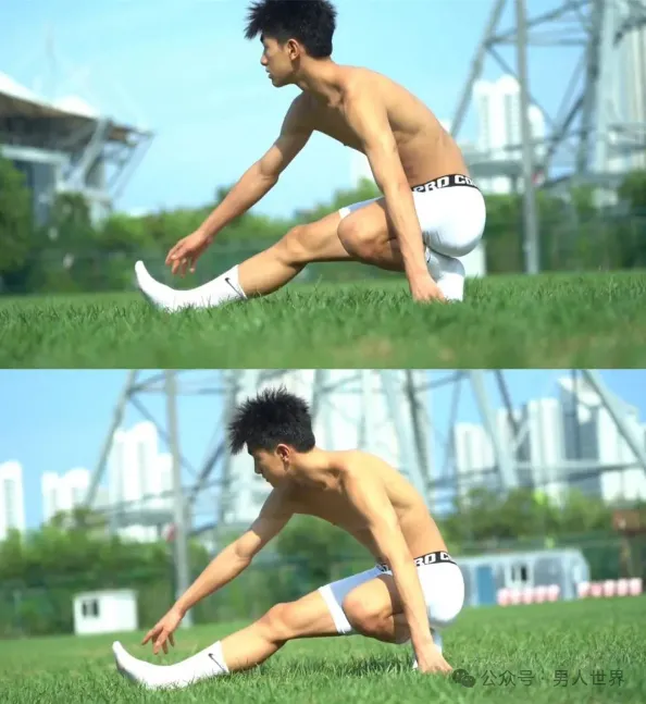 弟弟也太上头！男高体育生，薄肌鲜肉男