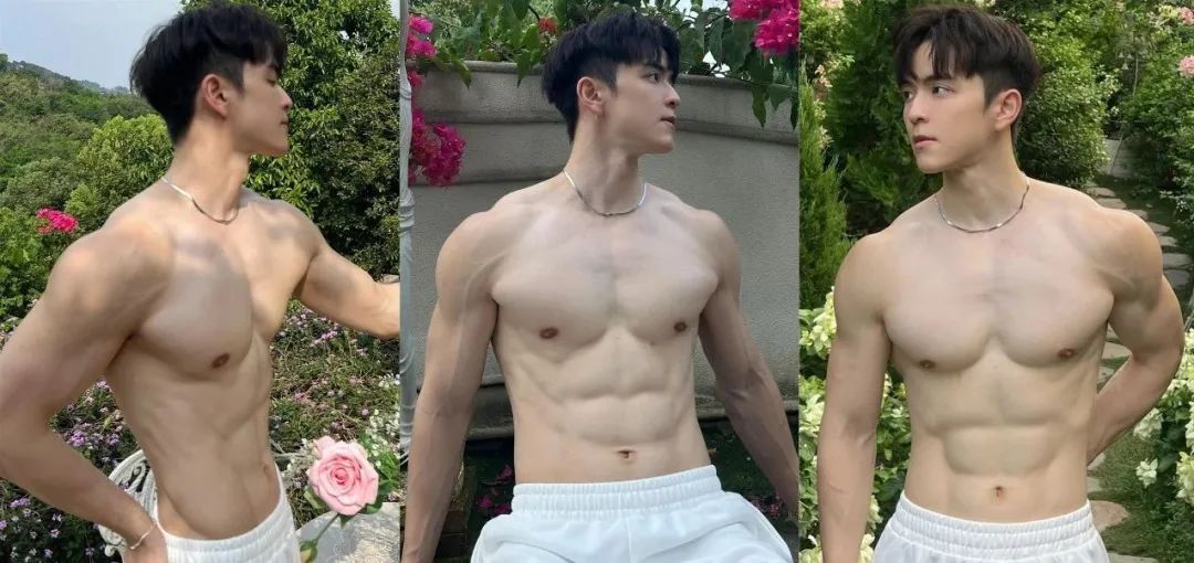 重庆帅奶狗，冷白皮细腻光滑能掐出水！