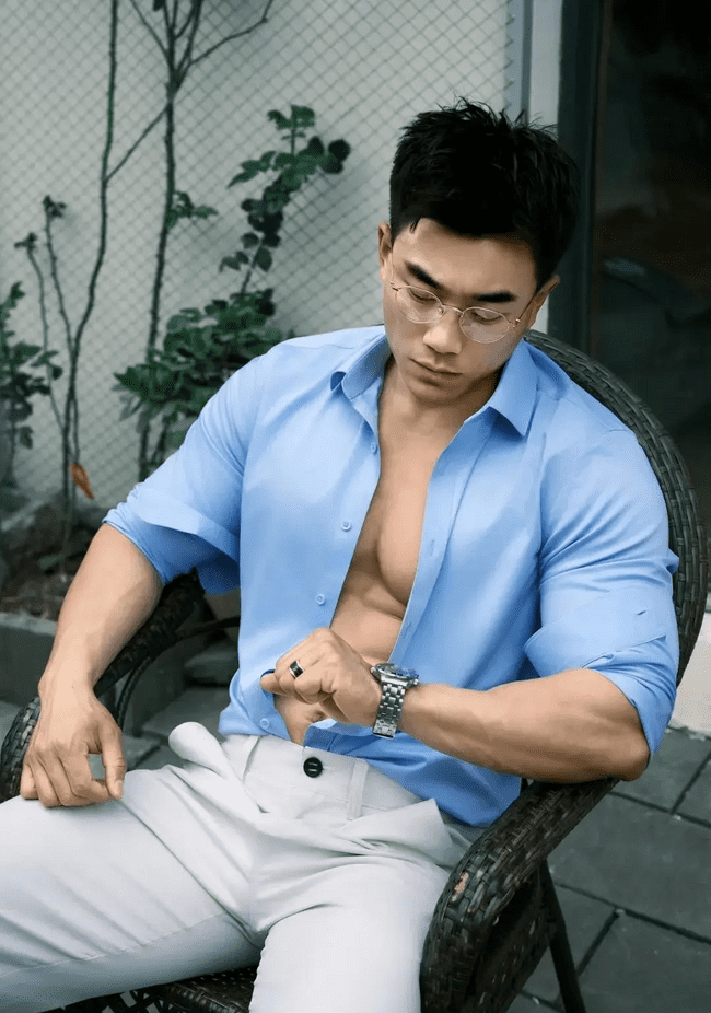 人夫感十足的肌肉壮男，X 张力实在是太强了！