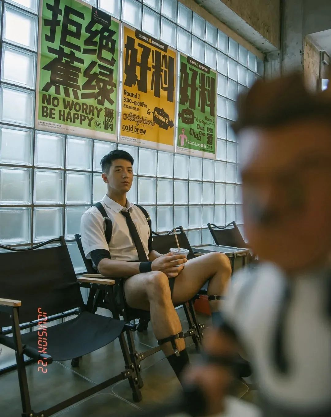 乐刻教练穿黑色吊袜？自拍私照长腿谁抵得住啊？