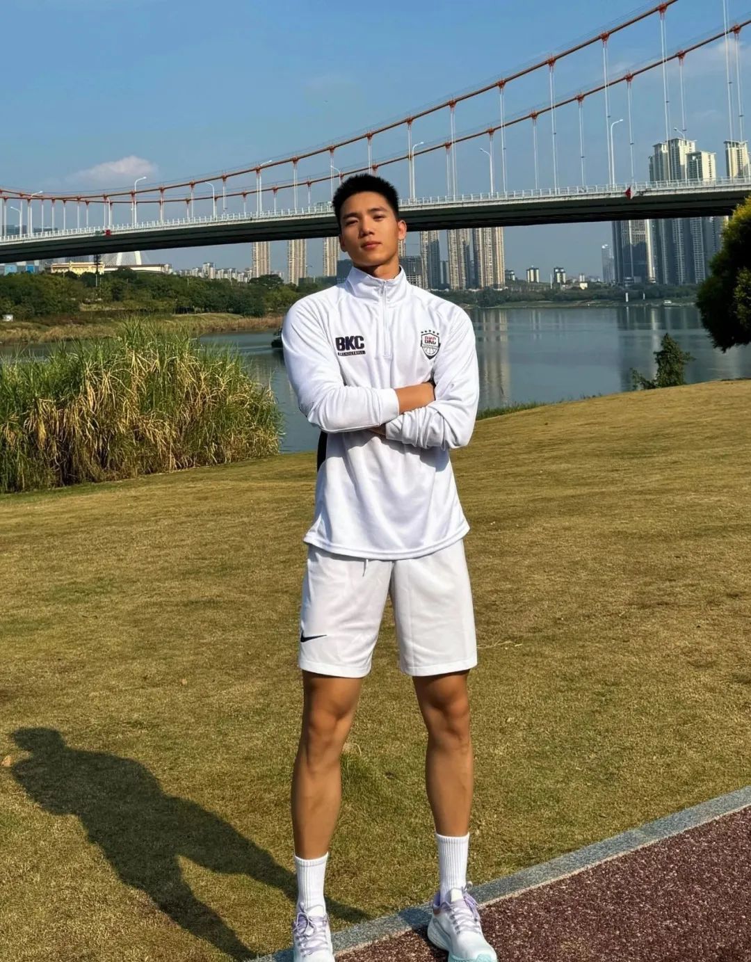 192cm 大长腿田径男神，让人恋爱的感觉！