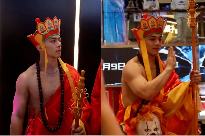 杭州街头的肌肉法海，网友直呼人尽可夫！