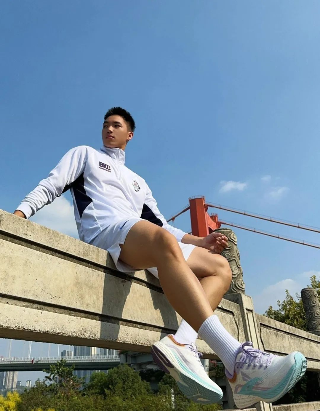 192cm 大长腿田径男神，让人恋爱的感觉！