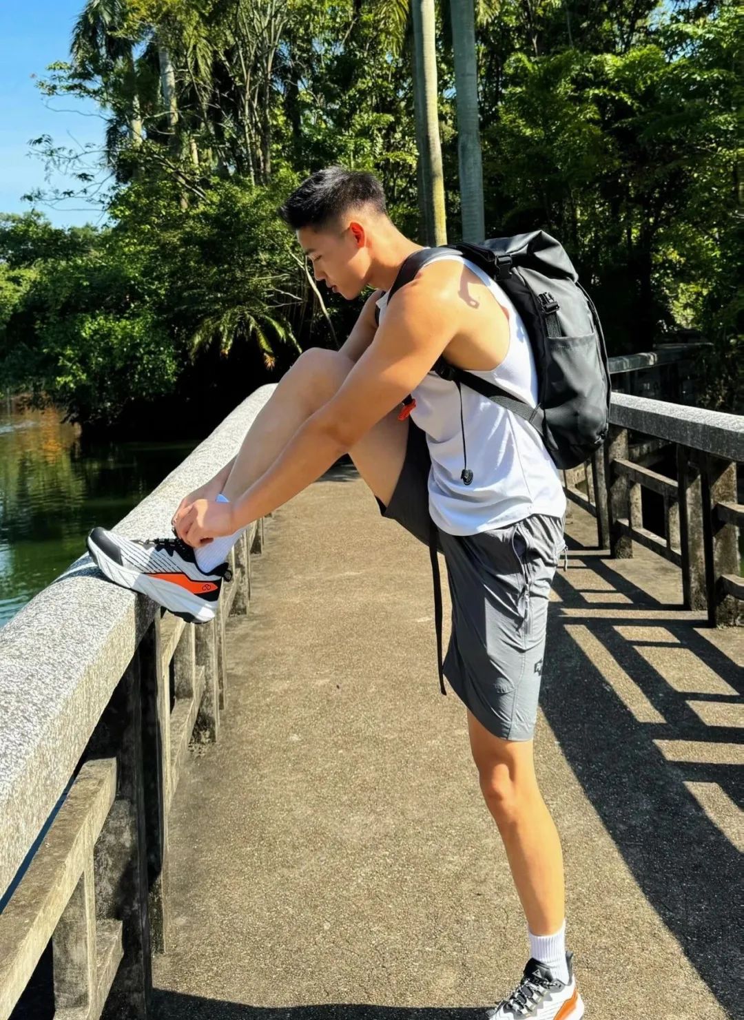 192cm 大长腿田径男神，让人恋爱的感觉！