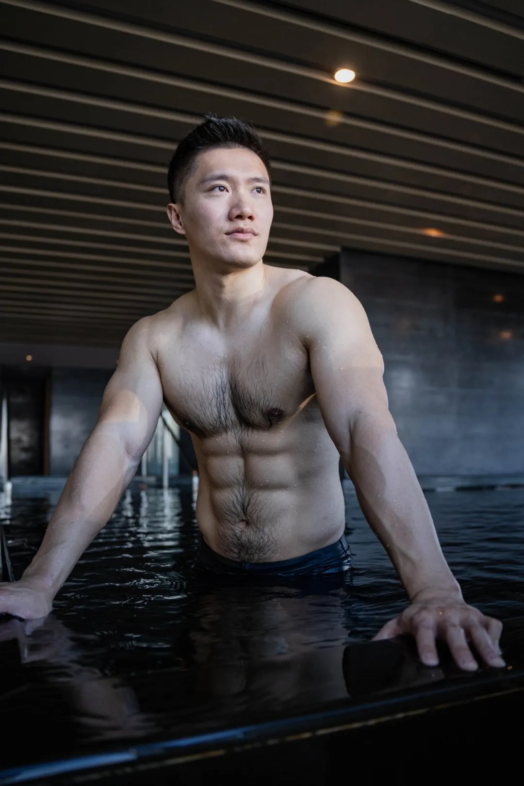 180CM 北京体育大学的肌肉男大，胸毛太茂盛了！