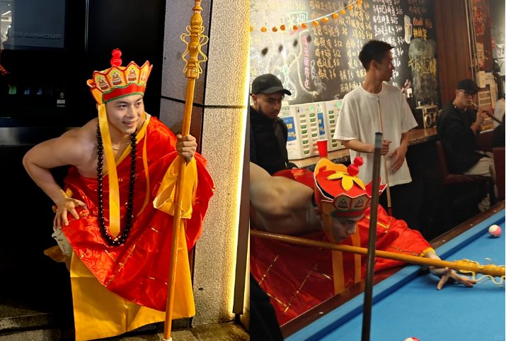 网友直呼杭州街头的肌肉法海，人尽可夫！