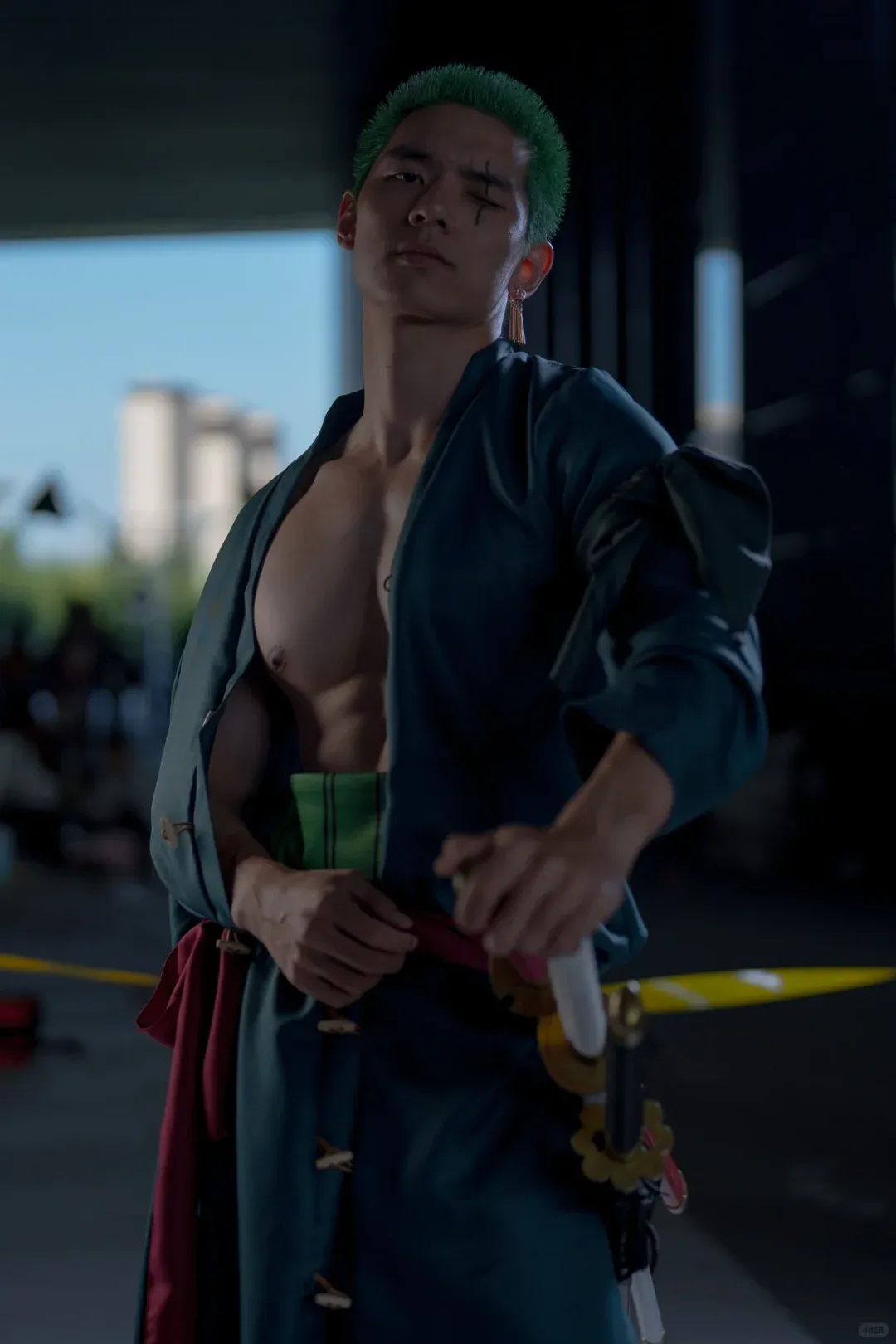 西北寸头汉子，肌肉腹肌 COSer