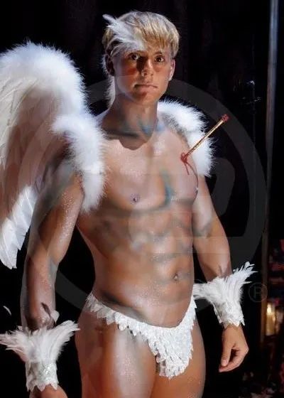 183CM 粗壮肌肉男演员 扮演性感肌肉天使超诱