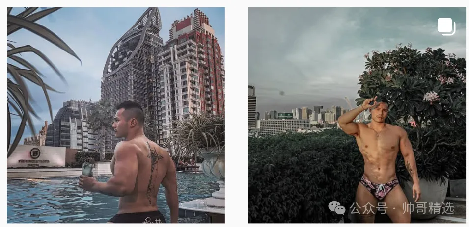 超爱穿低腰超小三角泳裤的肌肉网红 翘臀丁字写真全曝光